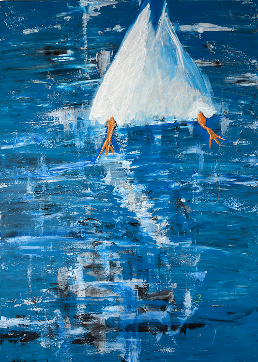 Duck in Pond