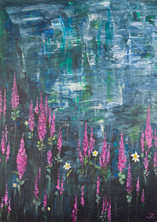 purple flowers yada yada